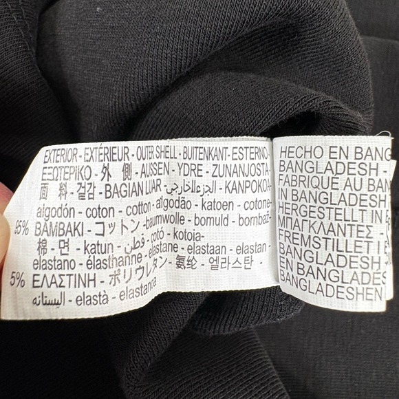 Zara Black Sleeveless Halter Neck Midi Bodycon Dress Stretch Womens Medium - Picture 7 of 13